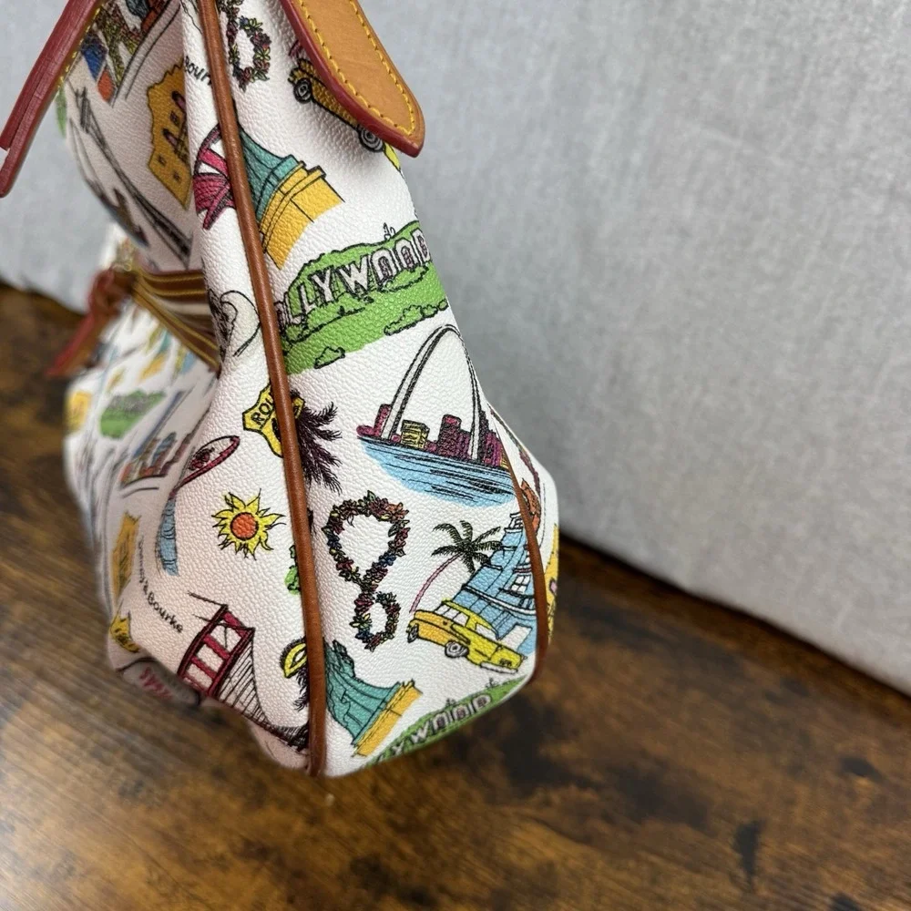 Dooney & Bourke East West Collins Hobo‎ Handbag Americana Hollywood Travel